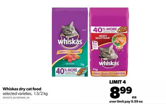 Real Canadian Superstore Whiskas dry cat food offer