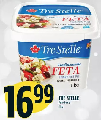 Marché Adonis Tre stelle feta cheese offer