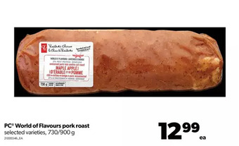 Real Canadian Superstore Pc world of flavours pork roast offer