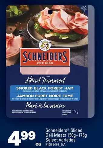 Real Canadian Superstore Schneiders sliced deli meats offer