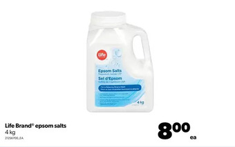 Real Canadian Superstore Life brand epsom salts offer