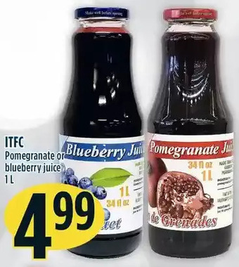 Marché Adonis Itfc pomegranate or blueberry juice offer