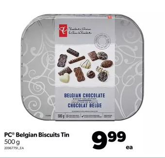 Real Canadian Superstore Pc belgian biscuits tin offer