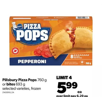 Real Canadian Superstore Pillsbury pizza pops or bites offer