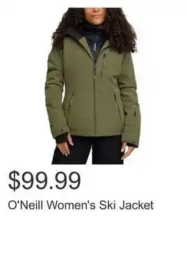 Costco O'neill women's ski jacket offer