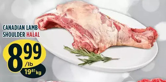 Marché Adonis Canadian lamb shoulder offer