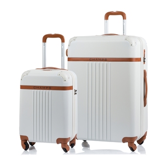 Best Buy Champs vintage collection 2 piece hard side luggage offer