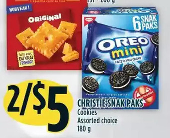 Marché Adonis Christie snak paks cookies offer