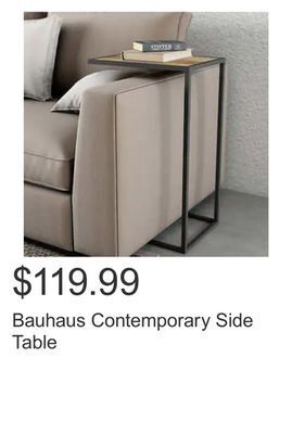 Costco Bauhaus contemporary side table offer