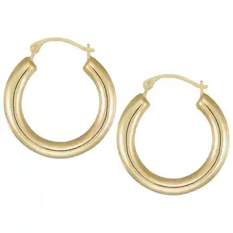 Best Buy Le reve collection polished hoop earrings in 14k gold offer