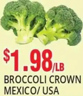 88 Supermarket Broccoli Crown Mexico/ USA offer