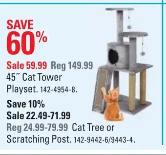Canadian Tire Cat tree or scratching post offer