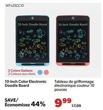 Shopper+ 10-inch color electronic doodle board offer