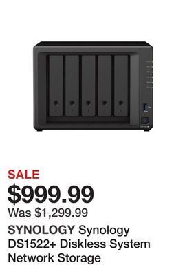 Newegg Synology ds1522+ diskless system network storage offer
