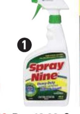 Canadian Tire Spray nine cleaner/degreaser offer