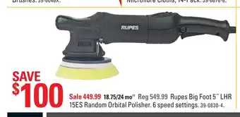 Canadian Tire Rupes big foot 5" LHR offer