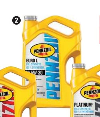 Canadian Tire Platinum euro synthetic motor oil offer