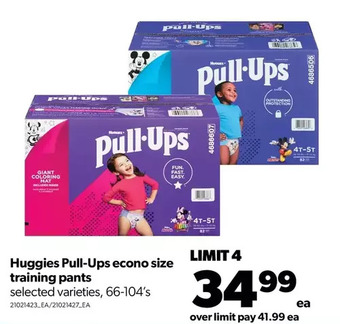 Real Canadian Superstore Huggies pull-ups econo size training pants offer