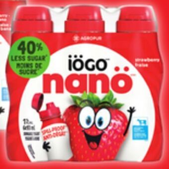 Walmart Iogo nano drinkable yogurt offer