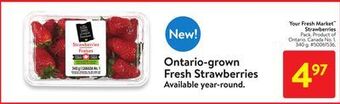 Walmart Your fresh market™ strawberries offer