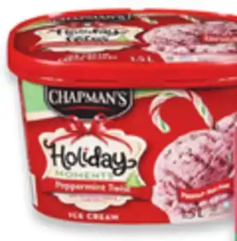 Walmart Chapman's ice cream tubs offer