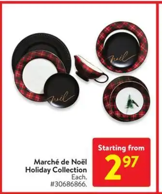 Walmart Marché de noël holiday collection offer