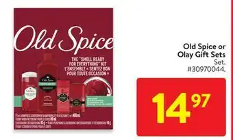 Walmart Old spice or olay gift sets offer