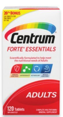 Walmart Centrum forte or select multivitamins offer