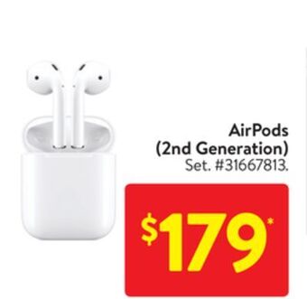 Walmart Airpods (2nd generation) offer