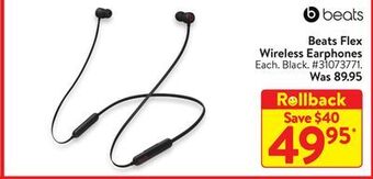 Walmart Beats flex wireless earphones offer