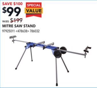 Lowe's Kobalt mitre saw stand offer