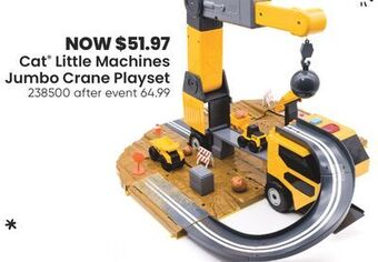Toys R us Cat® little machines jumbo crane playset offer