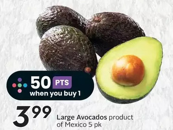 Sobeys Large avocados offer