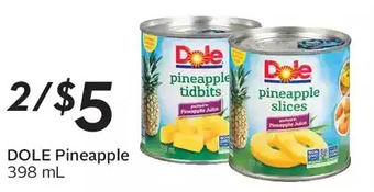 Sobeys Dole pineapple offer