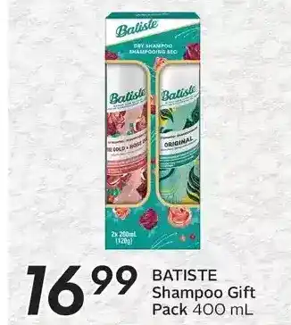Sobeys Batiste shampoo gift pack offer