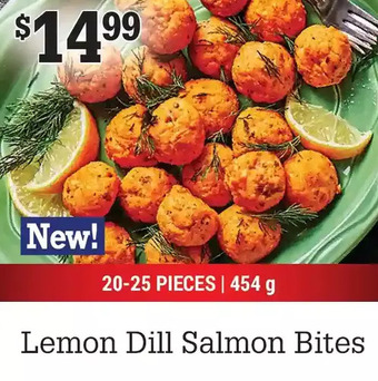 M & M Food Market Lemon dill salmon bites offer
