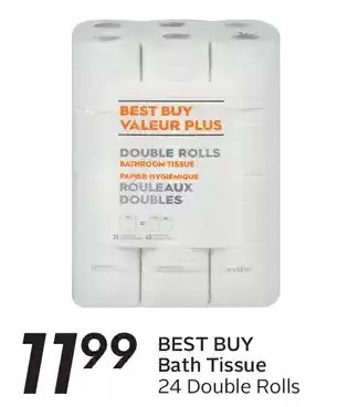 Sobeys Best buy bath tissue offer