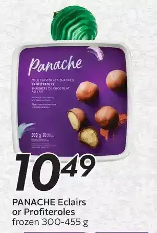 Sobeys Panache eclairs or profiteroles offer