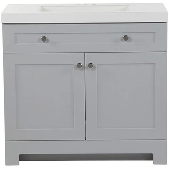 Home Depot Glacier bay 36" everdean vanity set offer