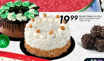 Sobeys Dessert cakes offer