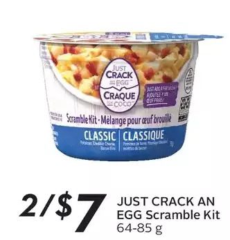 Sobeys Just crack an egg scramble kit offer