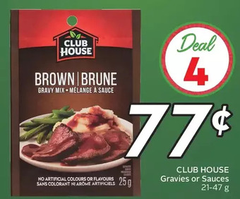 Sobeys Club house gravies or sauces offer