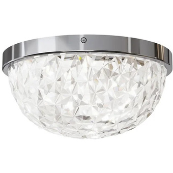 Home Depot Artika carat chrome led integrated flush-mount offer
