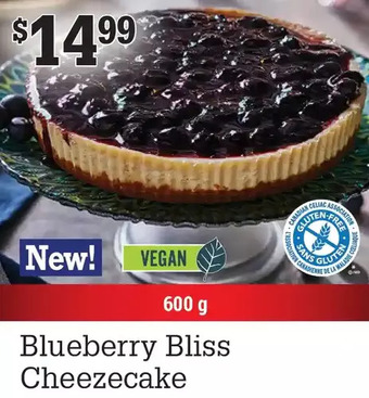 M & M Food Market Blueberry bliss cheezecake offer