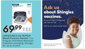 Sobeys Lifesource ua-767fam blood pressure monitor offer