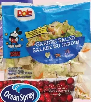 Giant Tiger Dole garden salad offer