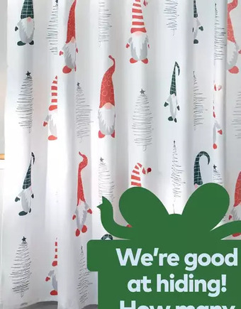 Giant Tiger Microfibre shower curtain offer
