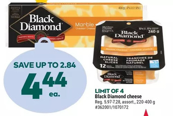 Giant Tiger Black diamond cheese offer