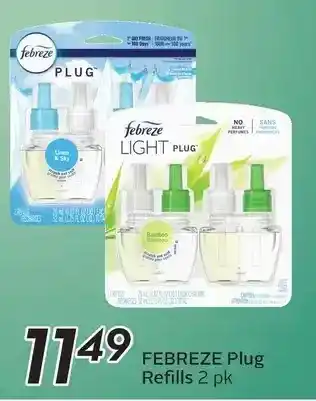 Sobeys Febreze plug refills offer