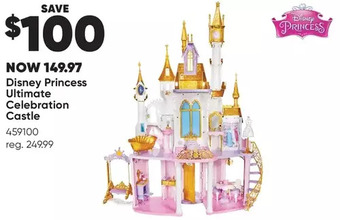 Toys R us Disney princess ultimate celebration castle, doll house with furniture and accessories offer